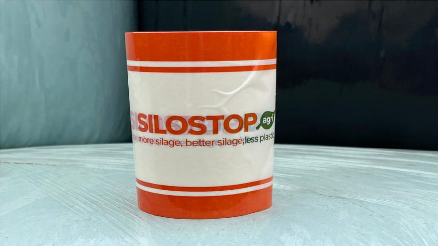 Roll of Silostop Silopatches, silage sheet repair tape